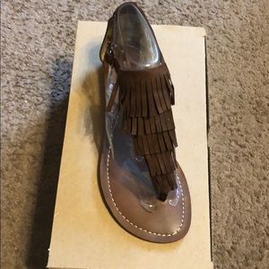 Carlos Santana Fringe Thong Sandal